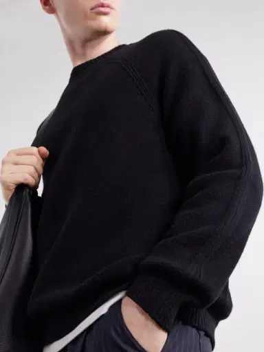Inis Meáin Wool Sweater - Men | Thumbnail 5