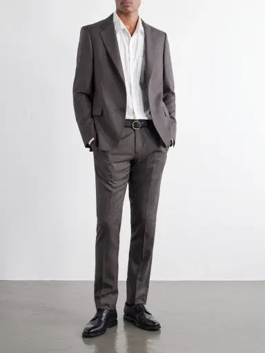 MR P. Luxe Slim-Leg Wool and Silk-Blend Trousers - Men | Thumbnail 2 MR P. Luxe Slim-Leg Wool and Silk-Blend Trousers - Men | Thumbnail 2