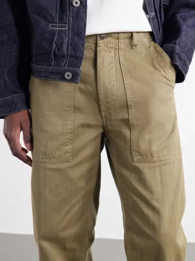 Fortela Newfatigue Straight-Leg Cotton-Herringbone Trousers - Men | Thumbnail 5 Fortela Newfatigue Straight-Leg Cotton-Herringbone Trousers - Men | Thumbnail 5