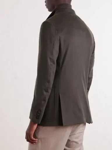 Zegna Oasi Cashmere Zip-Up Blazer - Men | Thumbnail 4 Zegna Oasi Cashmere Zip-Up Blazer - Men | Thumbnail 4