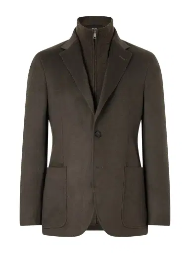 Zegna Oasi Cashmere Zip-Up Blazer - Men | Thumbnail 1 Zegna Oasi Cashmere Zip-Up Blazer - Men | Thumbnail 1