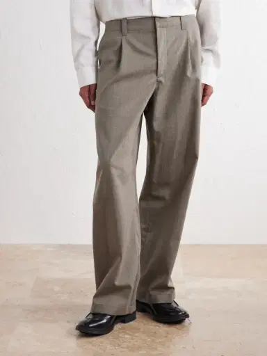 Our Legacy Still Wide-Leg Wool-Blend Chinos - Men | Thumbnail 3