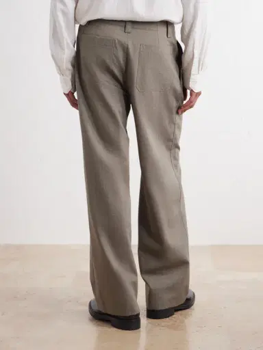 Our Legacy Still Wide-Leg Wool-Blend Chinos - Men | Thumbnail 4