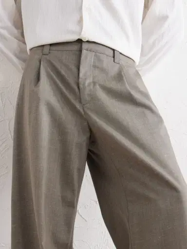 Our Legacy Still Wide-Leg Wool-Blend Chinos - Men | Thumbnail 5