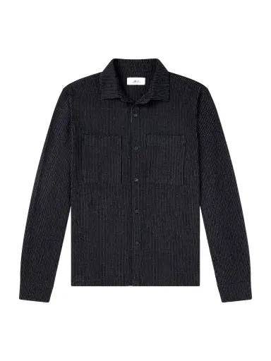 MR P. Pinstriped Cotton-Blend Jersey Shirt - Men | Thumbnail 1 MR P. Pinstriped Cotton-Blend Jersey Shirt - Men | Thumbnail 1