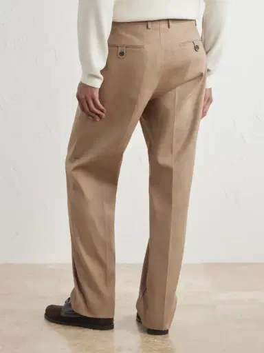 NN07 Robin 10076 Straight-Leg Organic Stretch-Cotton Dobby Trousers - Men | Thumbnail 4