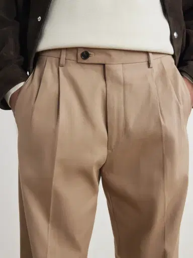 NN07 Robin 10076 Straight-Leg Organic Stretch-Cotton Dobby Trousers - Men | Thumbnail 5