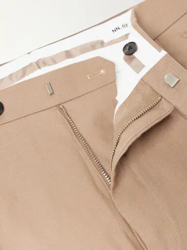 NN07 Robin 10076 Straight-Leg Organic Stretch-Cotton Dobby Trousers - Men | Thumbnail 6