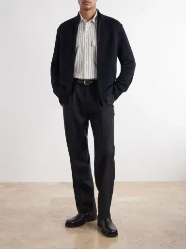 James Perse Cashmere Zip-Up Cardigan - Men | Thumbnail 2 James Perse Cashmere Zip-Up Cardigan - Men | Thumbnail 2
