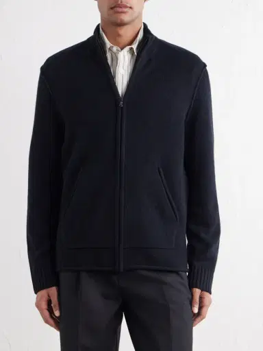 James Perse Cashmere Zip-Up Cardigan - Men | Thumbnail 3 James Perse Cashmere Zip-Up Cardigan - Men | Thumbnail 3