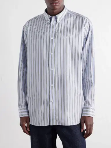 Loewe Striped Cotton-Poplin Shirt - Men | Thumbnail 3 Loewe Striped Cotton-Poplin Shirt - Men | Thumbnail 3