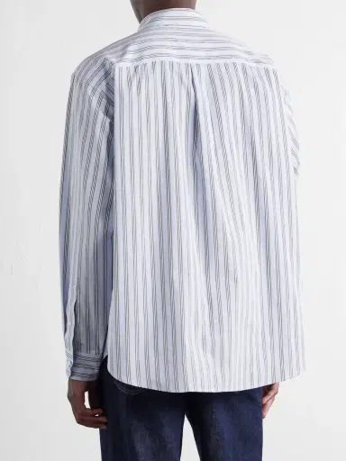 Loewe Striped Cotton-Poplin Shirt - Men | Thumbnail 4 Loewe Striped Cotton-Poplin Shirt - Men | Thumbnail 4