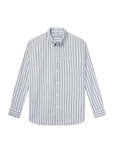 Loewe Striped Cotton-Poplin Shirt - Men | Thumbnail 1 Loewe Striped Cotton-Poplin Shirt - Men | Thumbnail 1