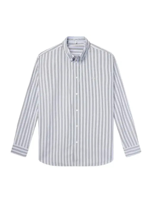 Loewe Striped Cotton-Poplin Shirt - Men