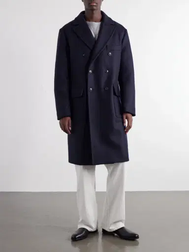 Fortela Manteco Serwilliam1 Double-Breasted Wool Coat - Men | Thumbnail 3