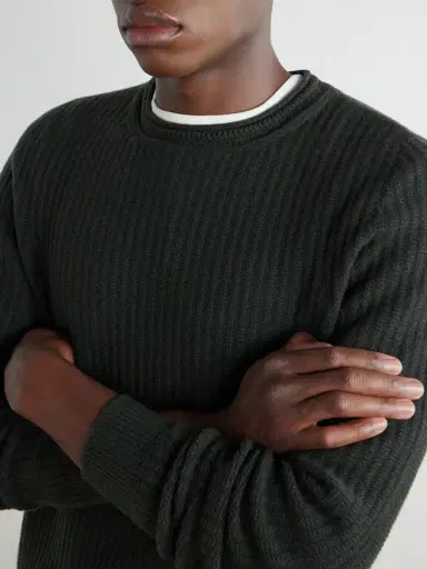 Inis Meáin Merino Wool and Cashmere-Blend Sweater - Men | Thumbnail 5