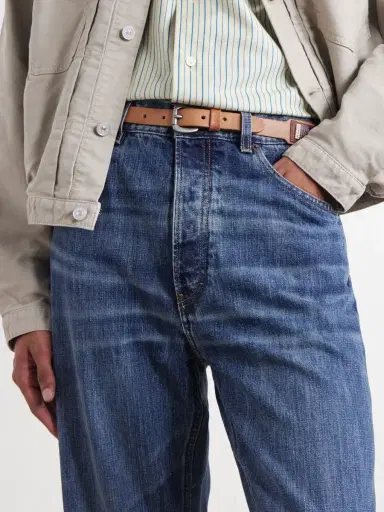 Visvim 3cm Beads Beaded Leather Belt - Men | Thumbnail 2