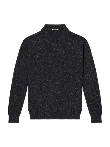 Auralee Cashmere Polo Sweater - Men | Thumbnail 1
