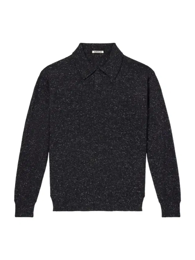 Auralee Cashmere Polo Sweater - Men
