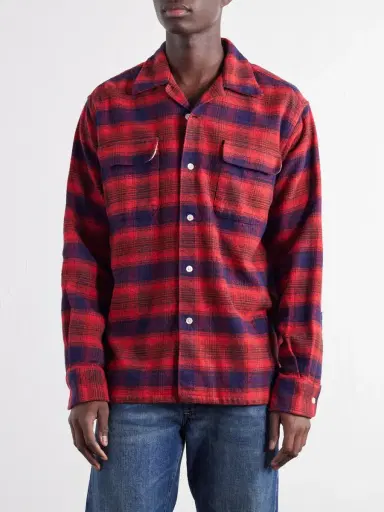 Fortela Baker Camp-Collar Checked Cotton Shirt - Men | Thumbnail 3
