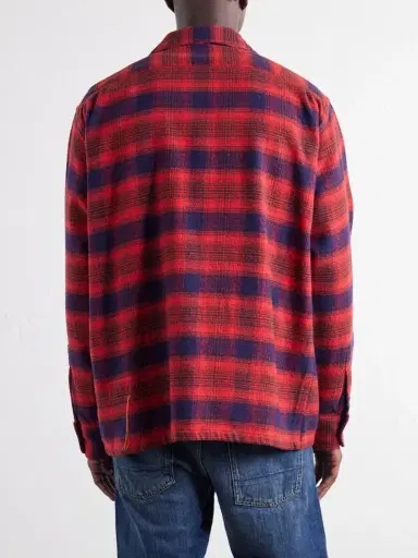 Fortela Baker Camp-Collar Checked Cotton Shirt - Men | Thumbnail 4