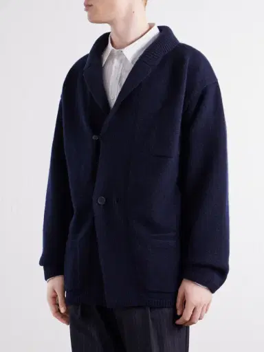 Inis Meáin Wool and Cashmere-Blend Cardigan - Men | Thumbnail 3