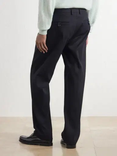 NN07 Robin 10076 Straight-Leg Organic Stretch-Cotton Dobby Trousers - Men | Thumbnail 4