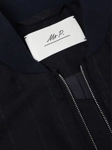 MR P. Striped Wool-Twill Bomber Jacket - Men | Thumbnail 6 MR P. Striped Wool-Twill Bomber Jacket - Men | Thumbnail 6