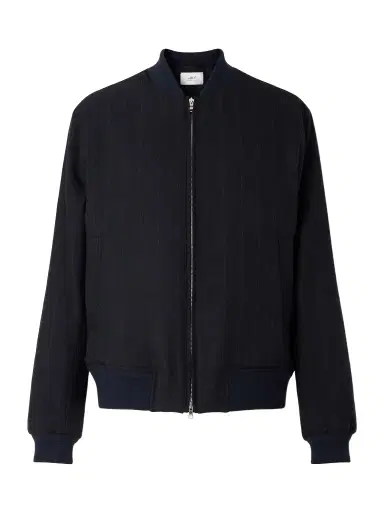 MR P. Striped Wool-Twill Bomber Jacket - Men | Thumbnail 1 MR P. Striped Wool-Twill Bomber Jacket - Men | Thumbnail 1