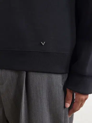 Valentino Garavani Cotton-Blend Jersey Half-Zip Sweatshirt - Men | Thumbnail 6 Valentino Garavani Cotton-Blend Jersey Half-Zip Sweatshirt - Men | Thumbnail 6