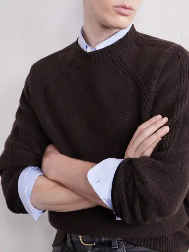 Inis Meáin Wool Sweater - Men | Thumbnail 5