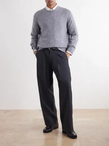 NN07 Kay 10037 Straight-Leg Pleated Pinstriped Woven Trousers - Men | Thumbnail 2 NN07 Kay 10037 Straight-Leg Pleated Pinstriped Woven Trousers - Men | Thumbnail 2