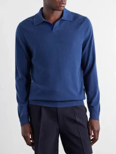 MR P. Cashmere Polo Sweater - Men | Thumbnail 3
