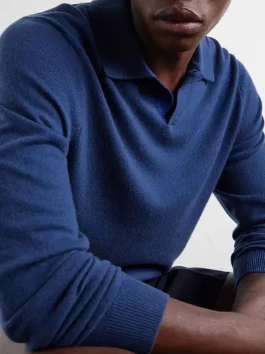 MR P. Cashmere Polo Sweater - Men | Thumbnail 5