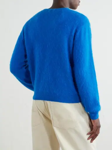 Auralee Garment-Dyed Alpaca Cardigan - Men | Thumbnail 4 Auralee Garment-Dyed Alpaca Cardigan - Men | Thumbnail 4