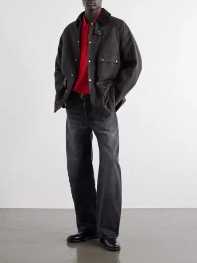 A.PRESSE Corduroy-Trimmed Cotton-Blend Jacket - Men | Thumbnail 2