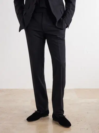 Tom Ford Scott Bow-Detailed Velvet Loafers - Men | Thumbnail 2