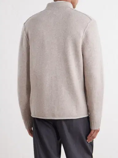 James Perse Cashmere Zip-Up Cardigan - Men | Thumbnail 4 James Perse Cashmere Zip-Up Cardigan - Men | Thumbnail 4