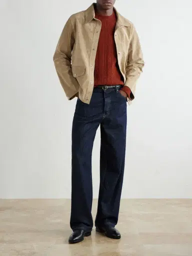 Inis Meáin Herringbone Merino Wool and Cashmere-Blend Sweater - Men | Thumbnail 2
