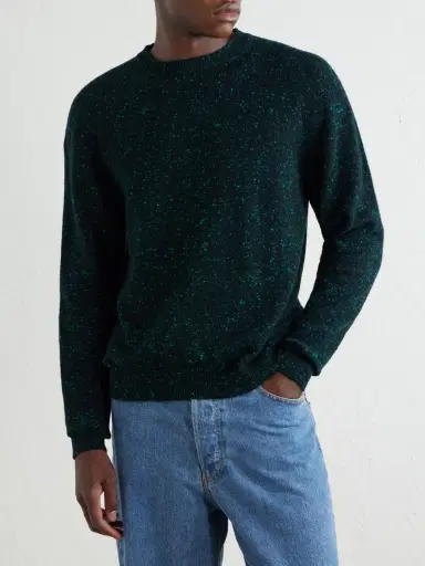 Inis Meáin Merino Wool and Cashmere-Blend Sweater - Men | Thumbnail 3