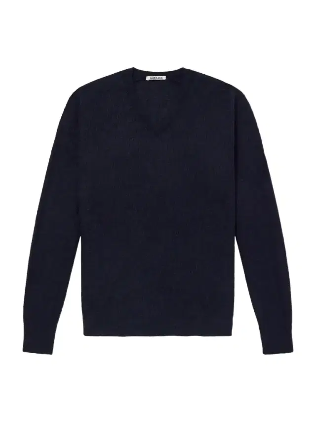 Auralee Alpaca-Blend Sweater - Men