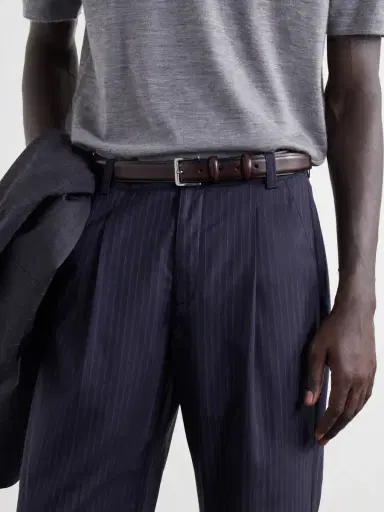 MR P. 3cm Leather Belt - Men | Thumbnail 2