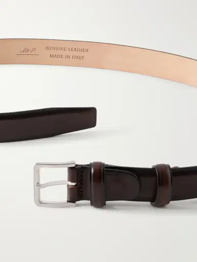 MR P. 3cm Leather Belt - Men | Thumbnail 3