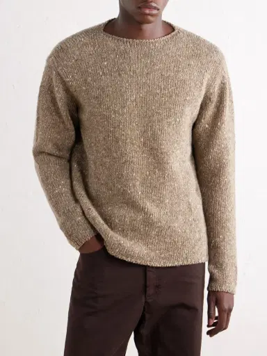 Auralee Wool Sweater - Men | Thumbnail 3 Auralee Wool Sweater - Men | Thumbnail 3