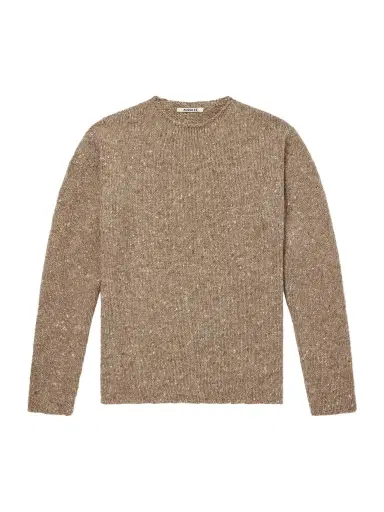 Auralee Wool Sweater - Men | Thumbnail 1 Auralee Wool Sweater - Men | Thumbnail 1