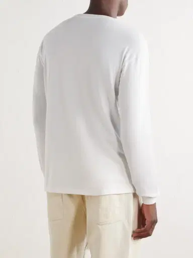 Auralee Cotton-Jersey T-Shirt - Men | Thumbnail 4 Auralee Cotton-Jersey T-Shirt - Men | Thumbnail 4