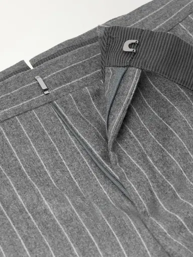Tom Ford Straight-Leg Pinstripe Wool-Flannel Trousers - Men | Thumbnail 6 Tom Ford Straight-Leg Pinstripe Wool-Flannel Trousers - Men | Thumbnail 6