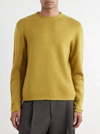 Inis Meáin Merino Wool and Linen-Blend Sweater - Men | Thumbnail 3