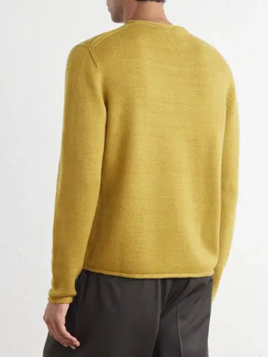 Inis Meáin Merino Wool and Linen-Blend Sweater - Men | Thumbnail 4