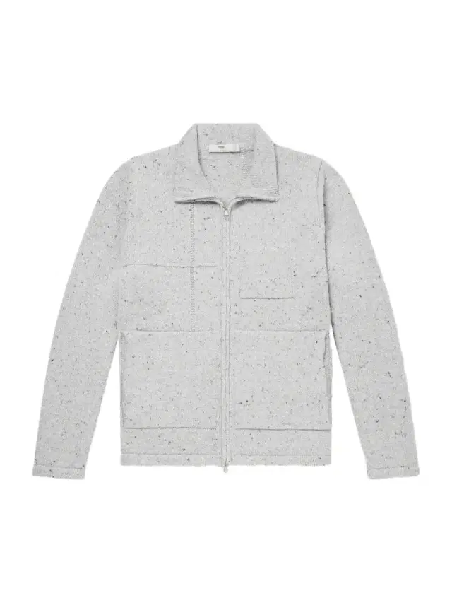 Inis Meáin Lifeline Merino Wool and Cashmere-Blend Zip-Up Sweater - Men